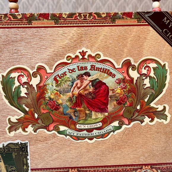 Vintage Cigar Box Purse w/Vintage matches - Picture 3 of 7